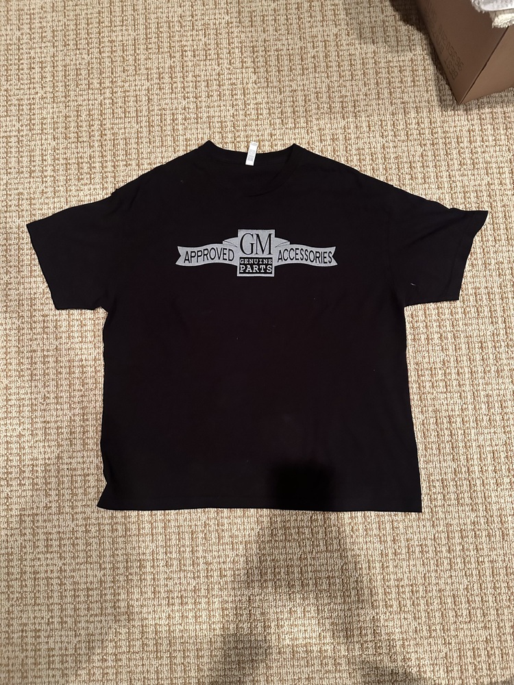 GM Approved Genuine Parts Accessories Black Graphic T-Shirt